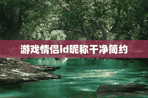 游戏情侣id昵称干净简约(游戏情侣id昵称干净简约英文)